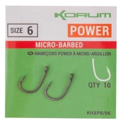 Korum XPERT Power Micro Barbed Hooks