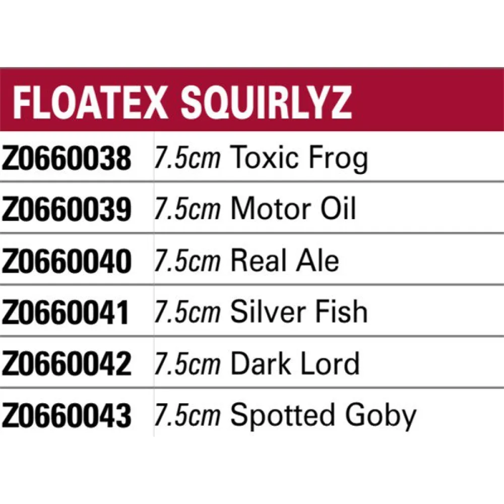 KORUM Floatex Squirlyz Gummifisch 75 Mm 5 KORUM Floatex Squirlyz Gummifisch 75 Mm – Bild 3