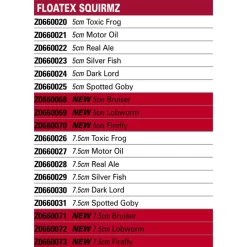 KORUM Floatex Squirmz Gummifisch 75 Mm 7 KORUM Floatex Squirmz Gummifisch 75 Mm -Korum korum floatex squirmz gummifisch 75 mm 2