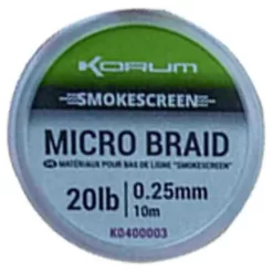KORUM Smokescreen Micro Geflochtene Schnüre 10 M