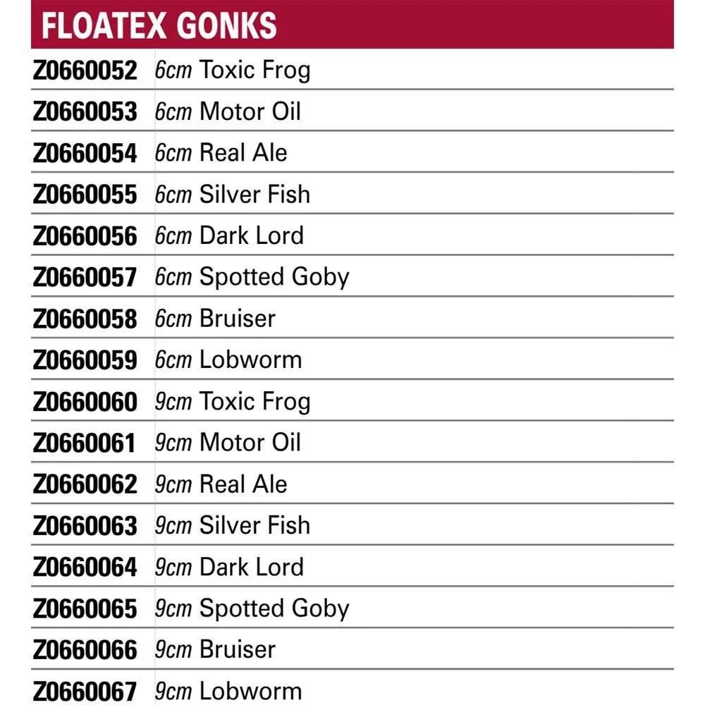 KORUM Snapper Floatex Gonks Gummifisch 60 Mm 5 KORUM Snapper Floatex Gonks Gummifisch 60 Mm – Bild 3