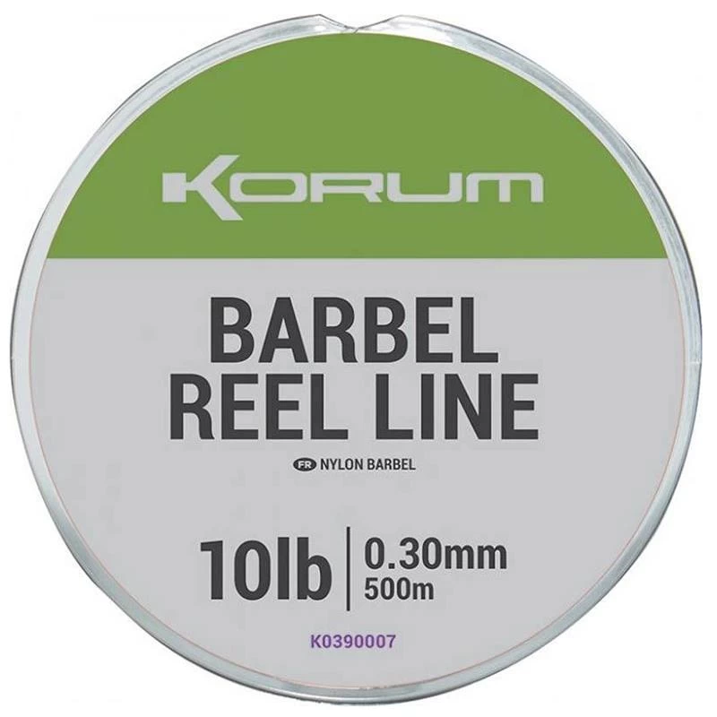 NYLON KORUM BARBEL REEL LINE - 500M 3 NYLON KORUM BARBEL REEL LINE - 500M